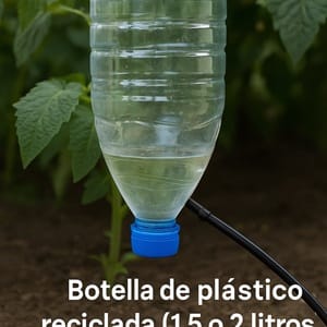 sistema de riego por goteo casero