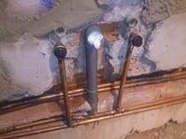 reforma instalacion agua baño